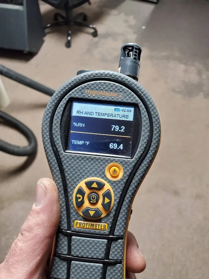 Moisture meter humidity assessment for Fire & Smoke Damage Restoration in Murillo